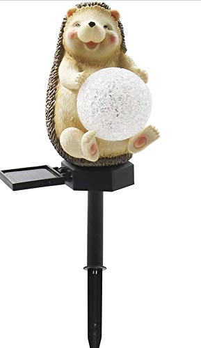 Upgraded Solar Garden Lights Outdoor Decor - Multi-Color Changing LED Hedgehog Stake Lights IP65 Waterproof for Yard, Patio, Garden, Lawn Decoration | Perfect for Pathway Lighting, Backyard Parties & Landscape Accents