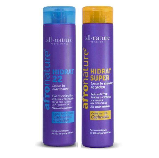 Afro Hydrat 22 Moisturizing Leave-In Conditioner for Curly Hair - 2 Pack x 300ml - All Natural Formula for Defined Curls - Perfect for Daily Hydration & Curl Definition Routine