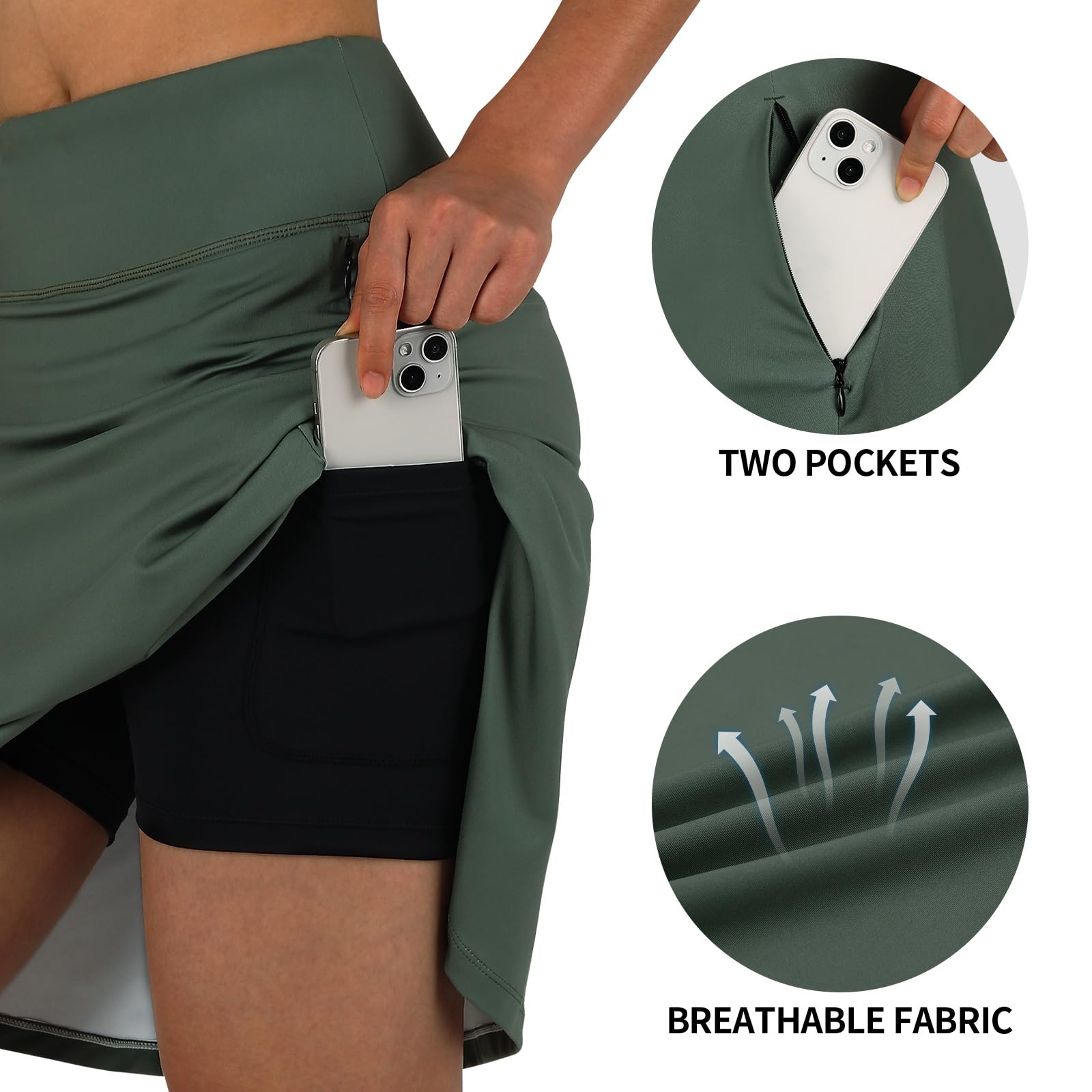 ANIVIVO Women's Athletic Skorts - 20