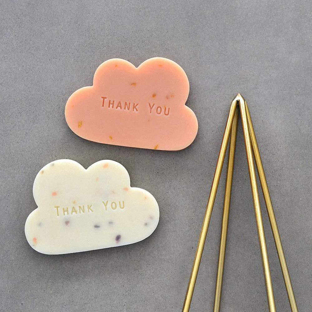 2 Pack Silicone Cloud Cupcake Pans - Non-Stick Mousse Cake Molds for Baking, Jello, Soap, Wax, Bath Bombs & DIY Crafts - Perfect for Birthday Parties, Home Baking and Gift Making