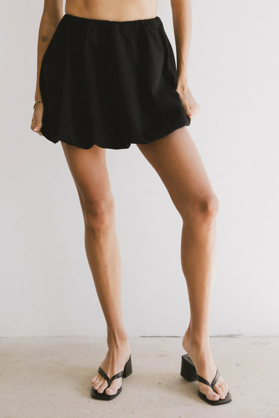 Mio Bubble Mini Skirt - Women's High Waist Pleated Skirt for Summer | Perfect for Parties, Dates & Casual Outfits | Final Sale