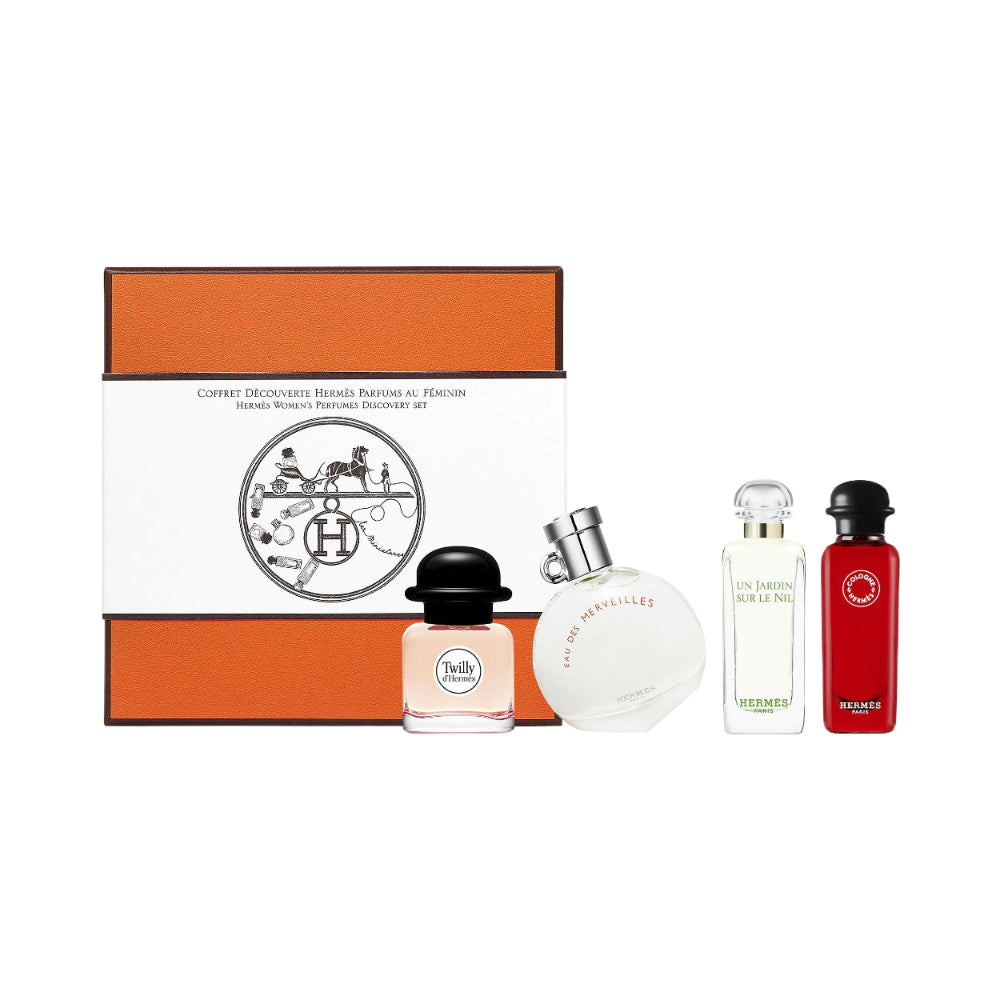 Miniature Perfume Collection - 4 Piece Eau de Parfum Set (7.5ml Each) | Travel-Sized Fragrance Gift Set for Women | Perfect for Travel, Gifting & Everyday Use
