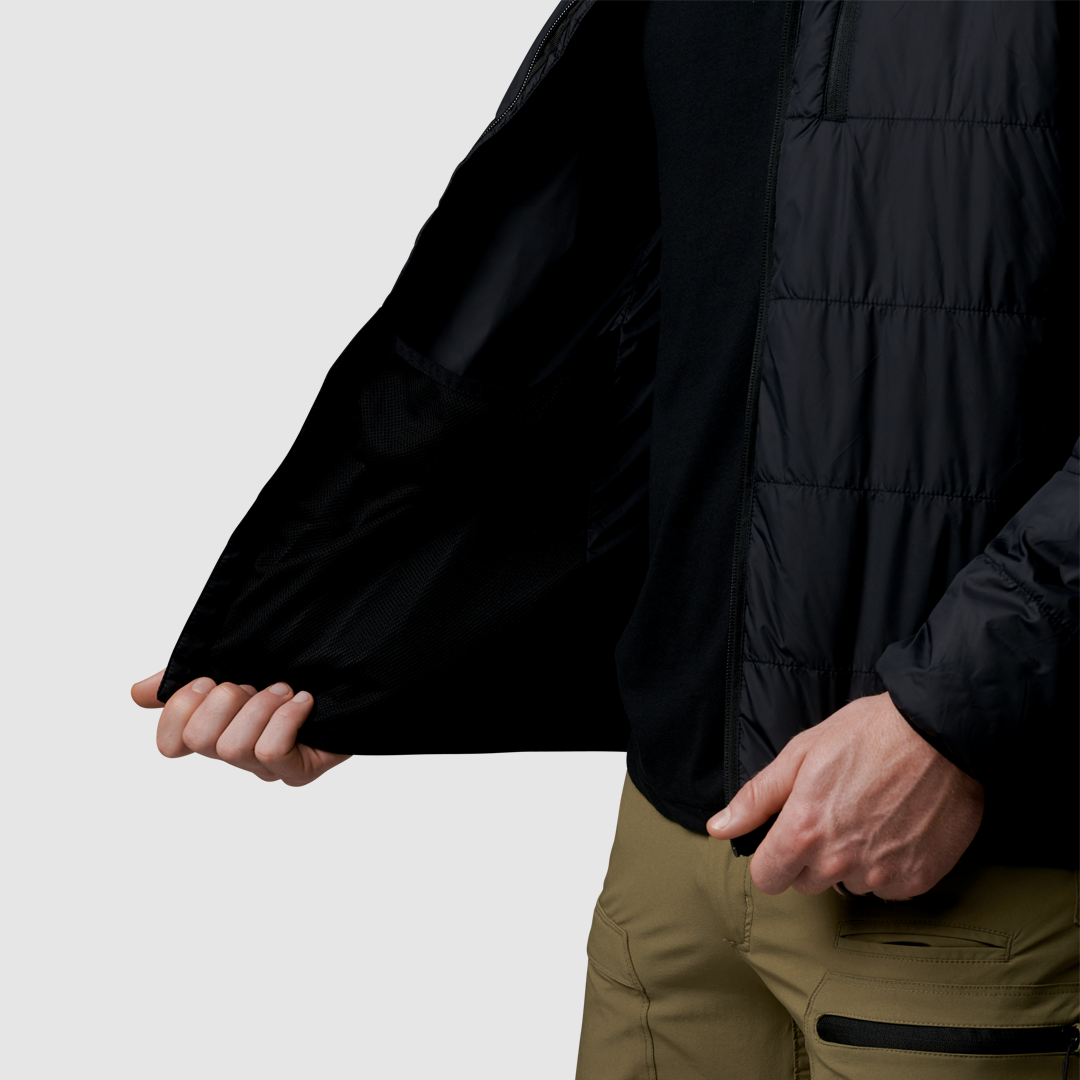 Men's Lightweight Tundra Jacket - Waterproof Windproof Winter Coat for Outdoor Hiking & Camping (Black) - Perfect for Cold Weather Adventures