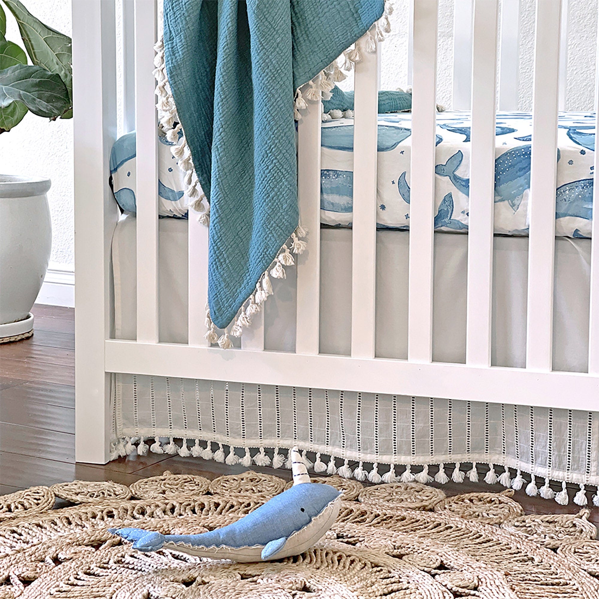 Soft Organic Cotton Fitted Crib Sheet for Baby Crib - Breathable & Hypoallergenic Nursery Bedding - Perfect for Newborns, Infants & Toddlers - Ideal for Daycare, Nursery or Home Use