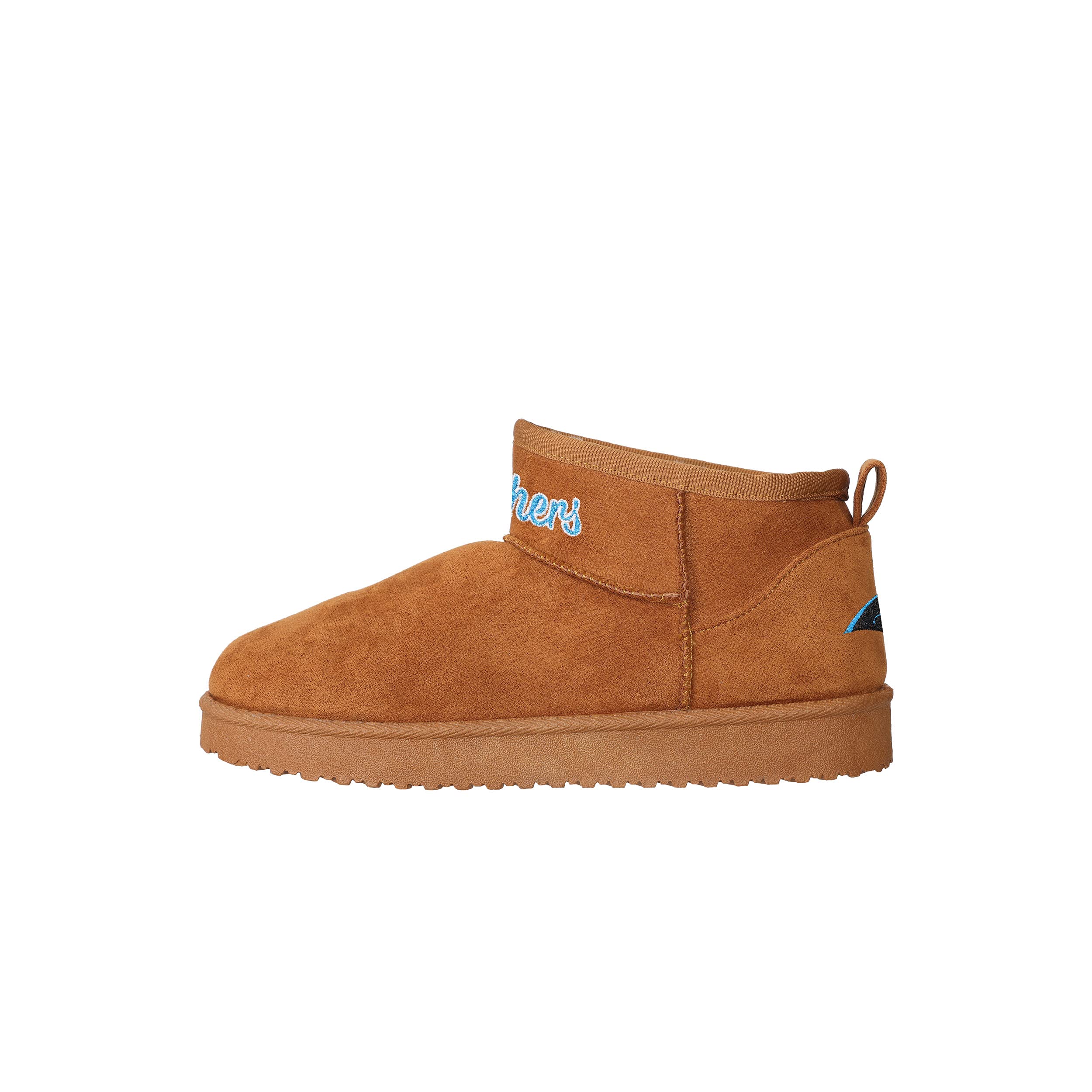 FOCO Women's NFL Team Logo Fuzzy Fan Boots - Cozy Winter Slippers for Football Game Day, Home & Lounge Wear