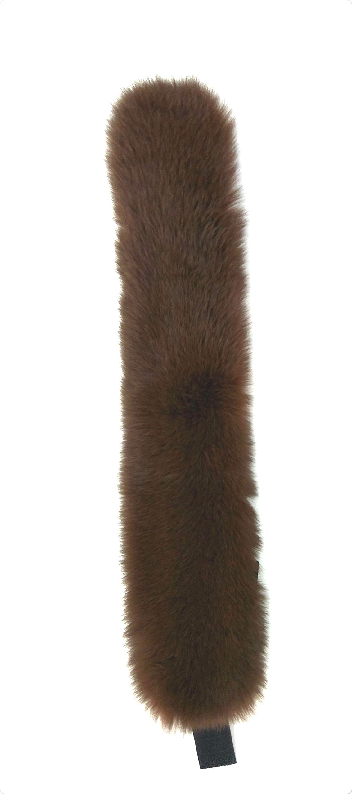 100% Real Fox Fur Headband - Handmade in USA - Luxury Winter Accessory for Women | Perfect for Cold Weather, Parties & Fashion Statements