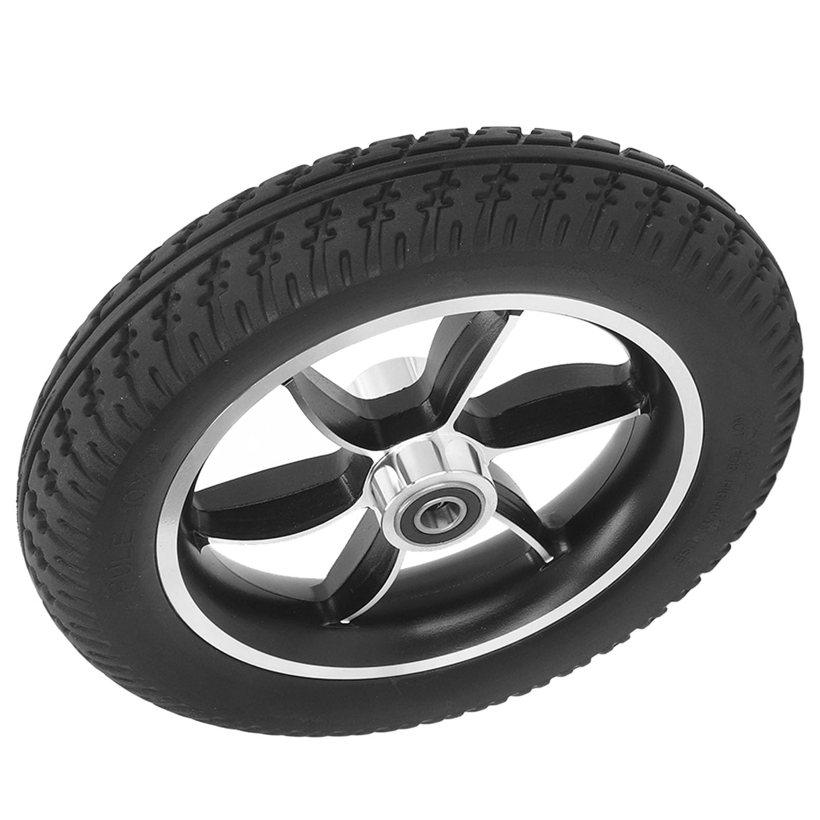 10 Inch Non-Slip Polyurethane Wheelchair Wheels - Durable Mobility Walker Tires for Smooth Movement - Ideal for Indoor/Outdoor Use on Hard Floors & Pavement