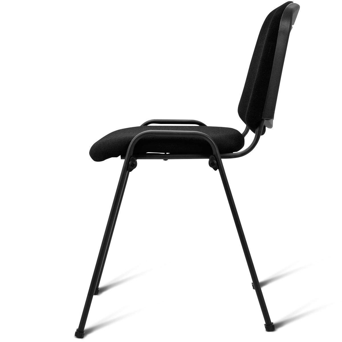 Elegant Conference Chairs Set of 5 - Modern Office Waiting Room & Guest Reception Seating - Perfect for Business Meetings, Lobby Areas, and Professional Workspaces