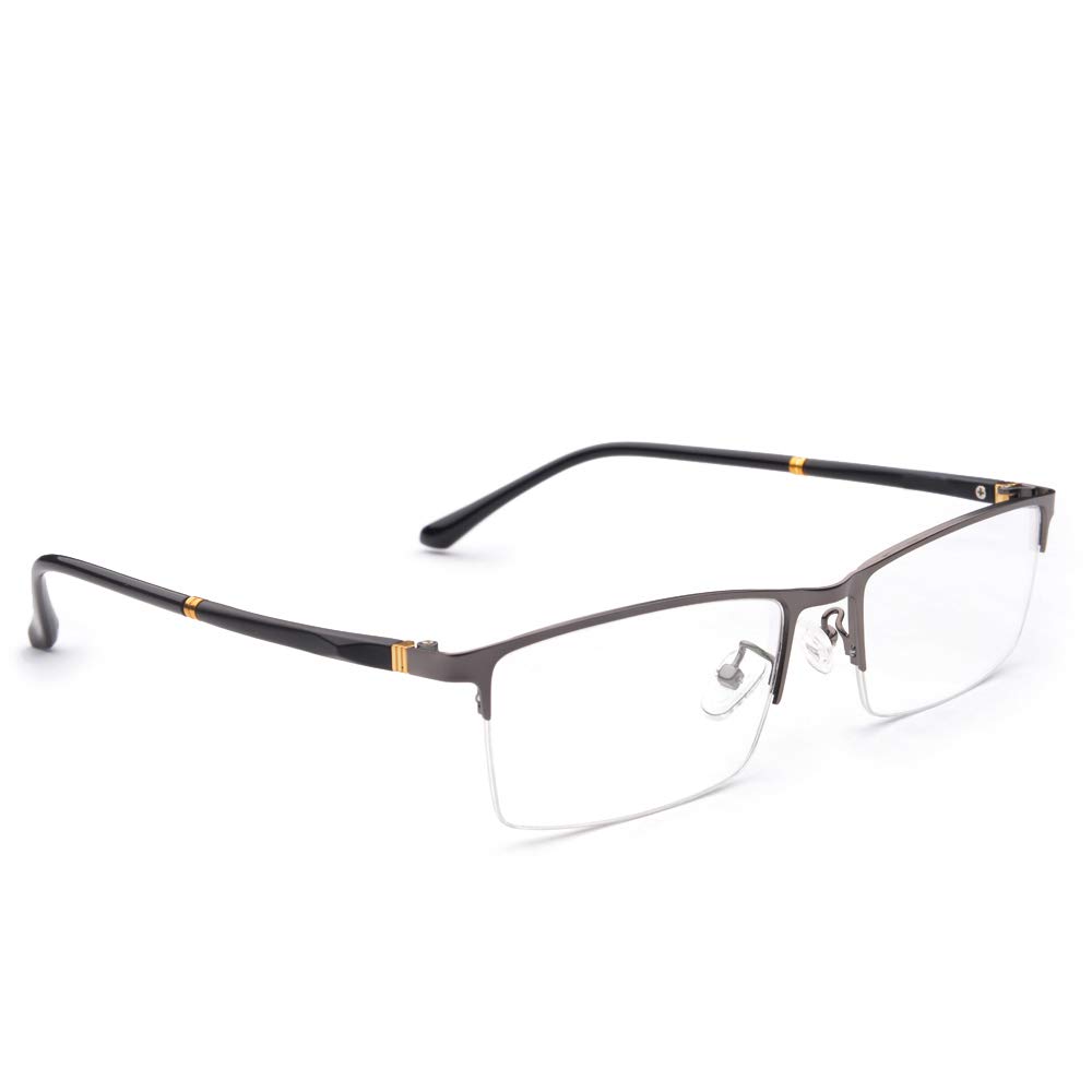 Photochromic Gray Reading Glasses +3.75 for Men - Perfect for Outdoor Reading