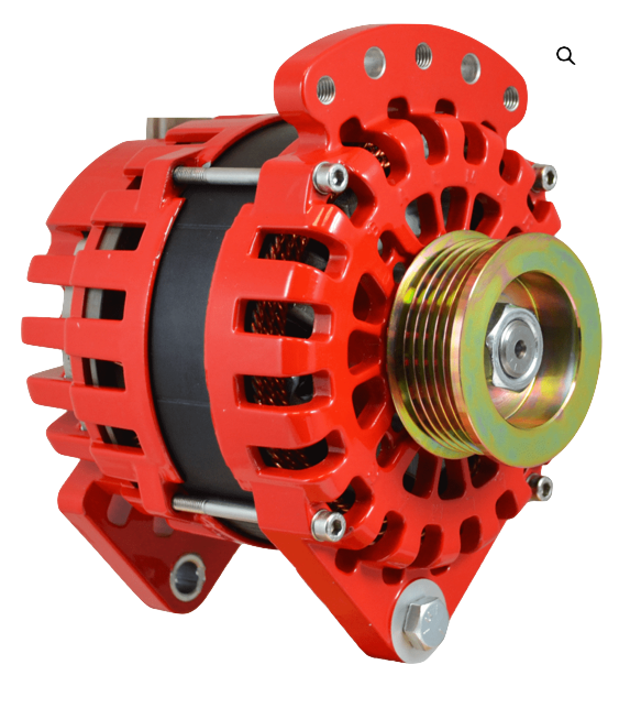 Balmar XT Series 90A 24V Alternator - Saddle Mount (Dual Foot), 3.15in, K6 Serpentine Pulley, Case Ground - Perfect for Marine, RV & Off-Grid Power Systems