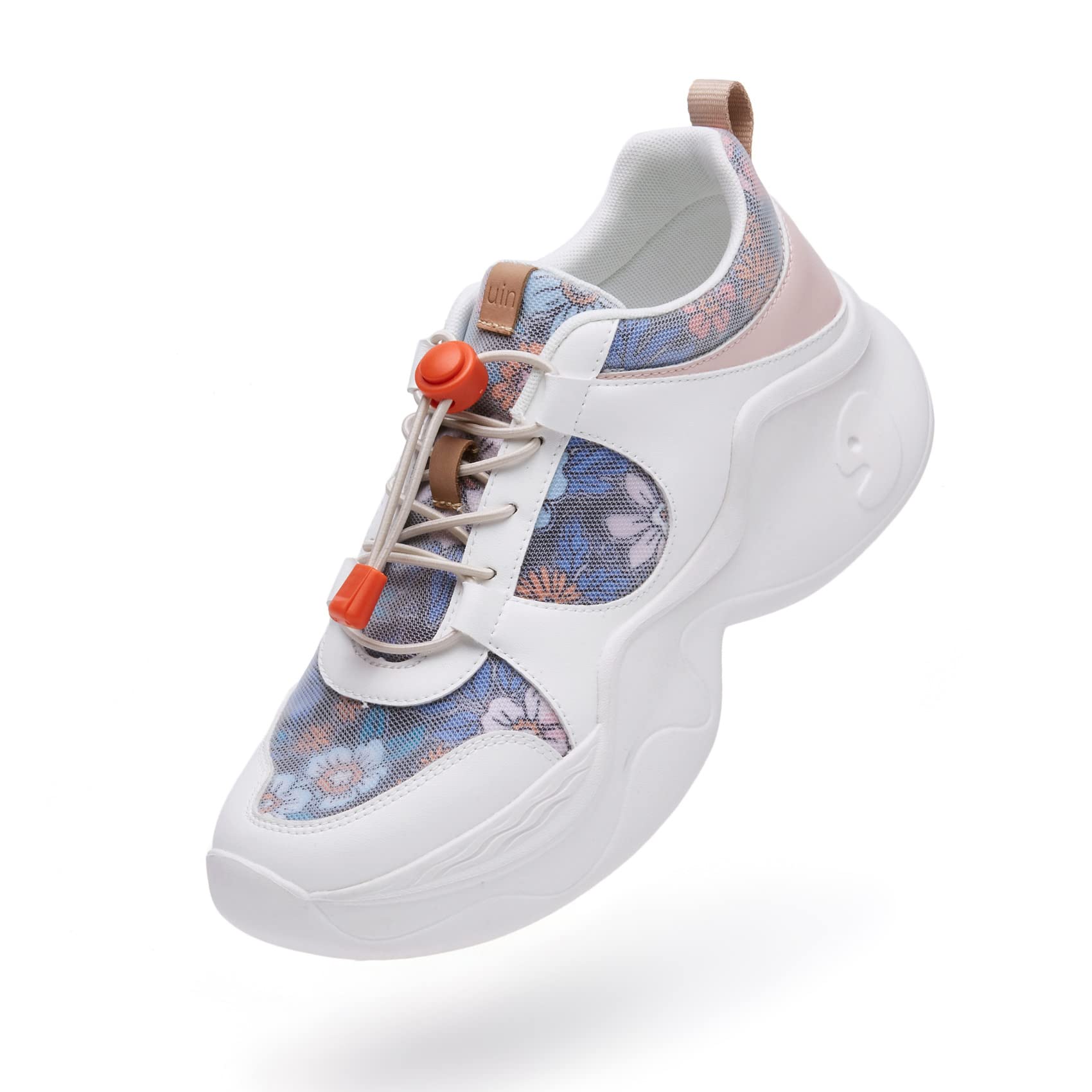 UIN Women's Chunky Fashion Sneakers - Comfortable Walking Shoes for Women, Casual Art Painted Dad Shoes, Non-Slip Travel Sneakers (Size 5) - Perfect for Daily Wear, Travel & Street Style