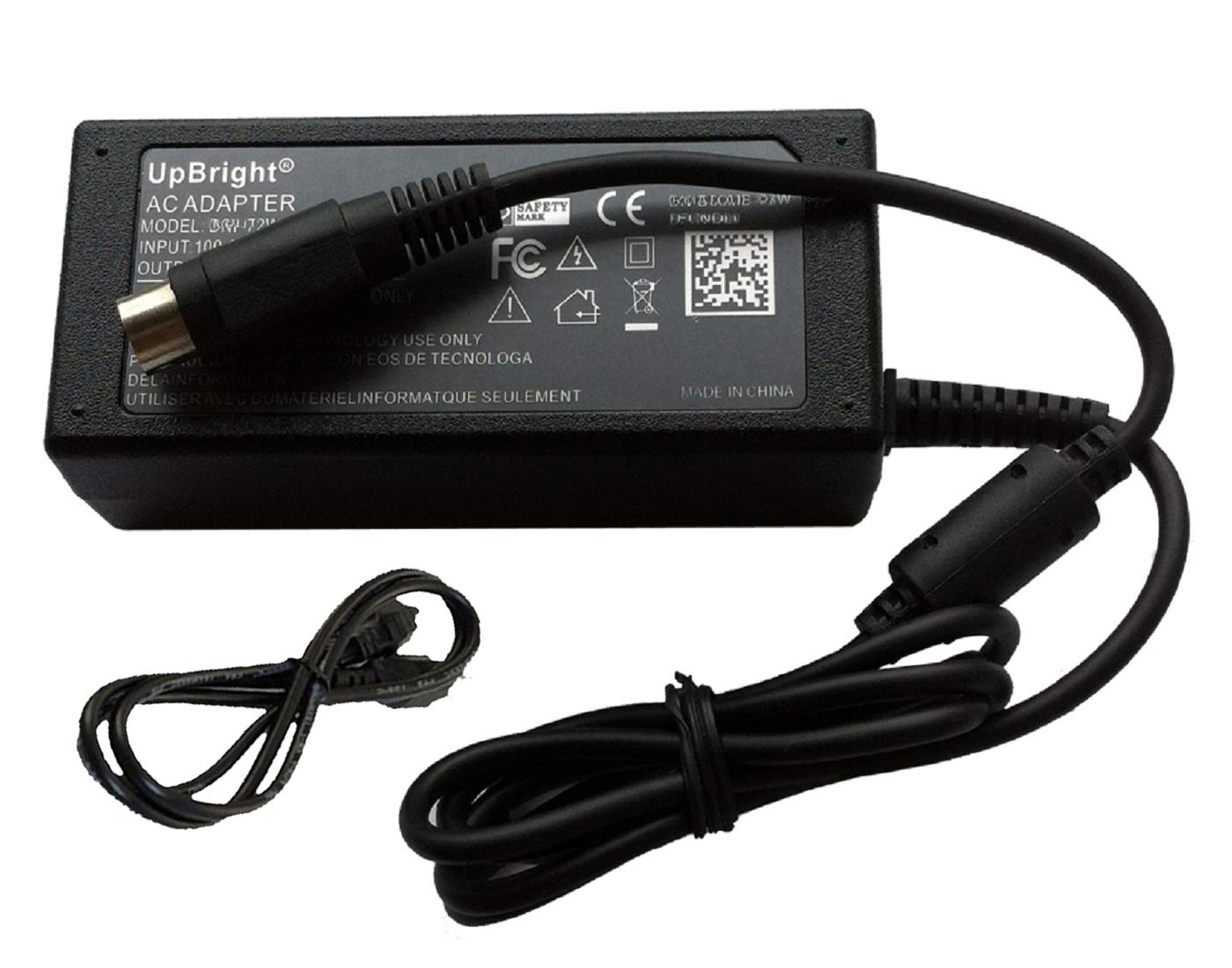 UpBright 4-Pin 12V AC/DC Power Adapter for DW Digital WatchDog VMAX480 DVR - Compatible with DW-VMAX480-16, DW-VMAX480D164T, DW-VMAX480D161T Models - Replacement Power Supply Cord for Security Camera Systems & Digital Video Recorders