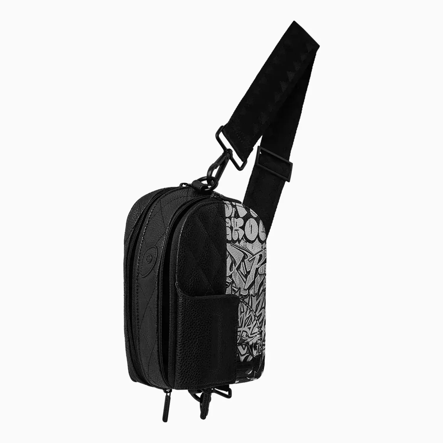 Dark Wave Backpack Sling - Stylish & Durable Crossbody Bag for Men & Women - Perfect for Travel, Hiking, Work & Everyday Use
