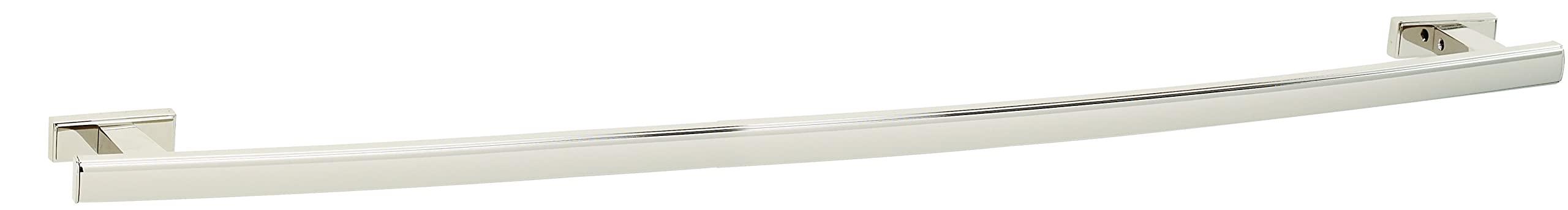 Modern Arch Towel Bar - 30 Inch Satin Nickel Finish, Bathroom Towel Holder for Contemporary Home Decor, Perfect for Bathrooms, Powder Rooms & Spa Retreats