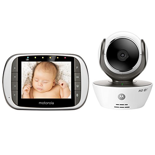 Motorola MBP853CONNECT Dual Mode Baby Monitor with 3.5-Inch LCD Parent Unit & WiFi Remote Viewing - Reliable Infant Camera for Nursery, Bedroom & Travel Use