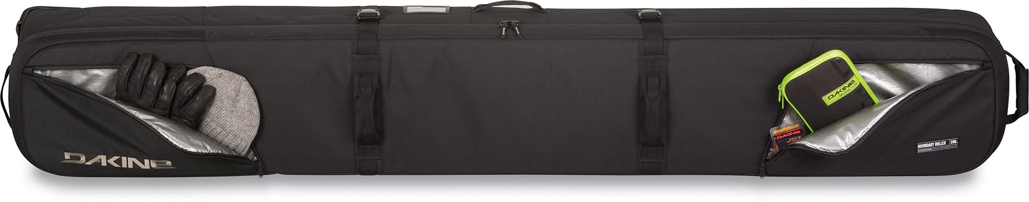 Dakine Boundary Ski Roller Bag - Waterproof Travel Ski Carrier with Wheels for Easy Transport | Perfect for Air Travel, Mountain Trips & Ski Resort Vacations