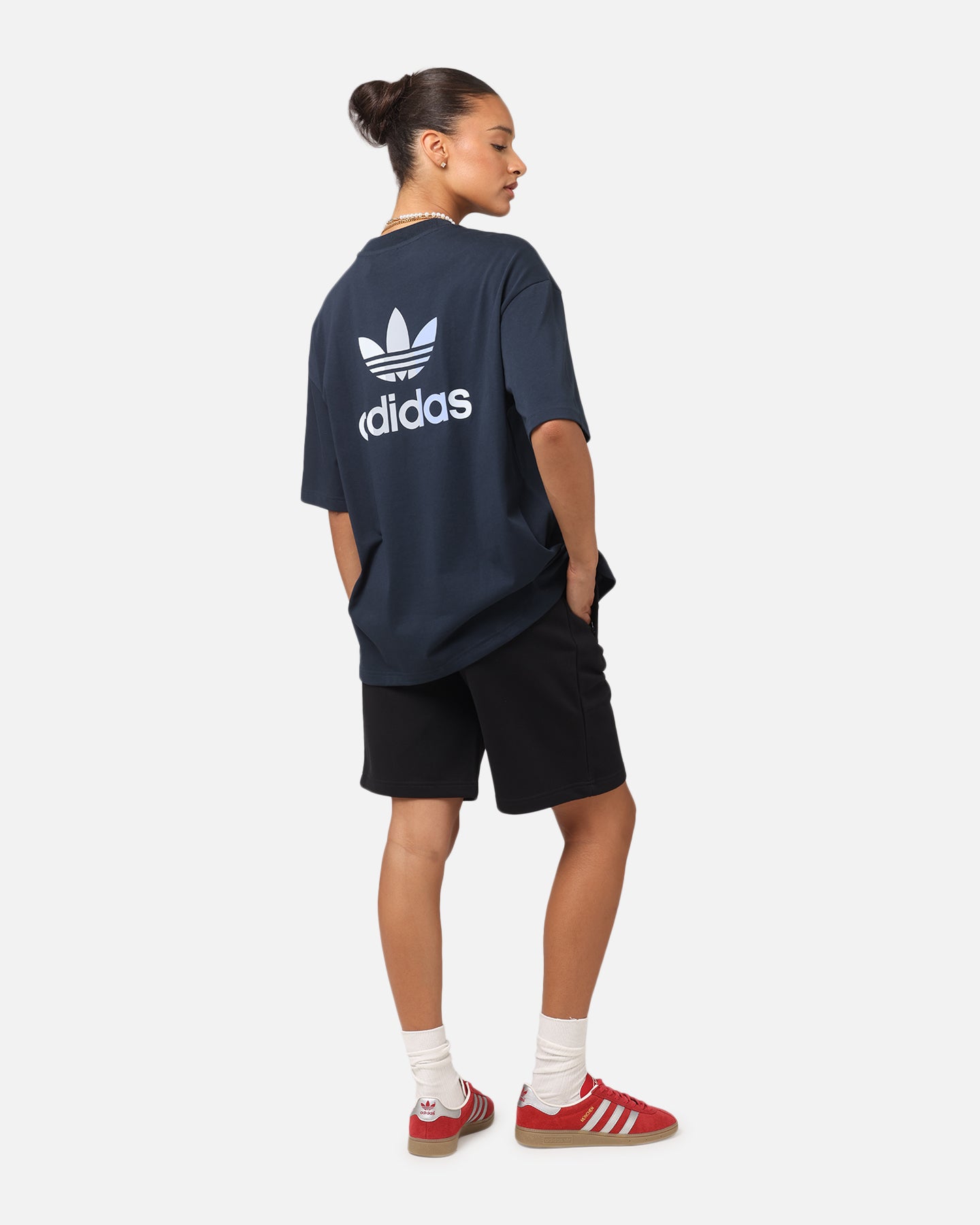 Adidas Graphic T-Shirt for Men - Aurora Ink/Blue Spark Design - Casual Wear & Street Style Outfit