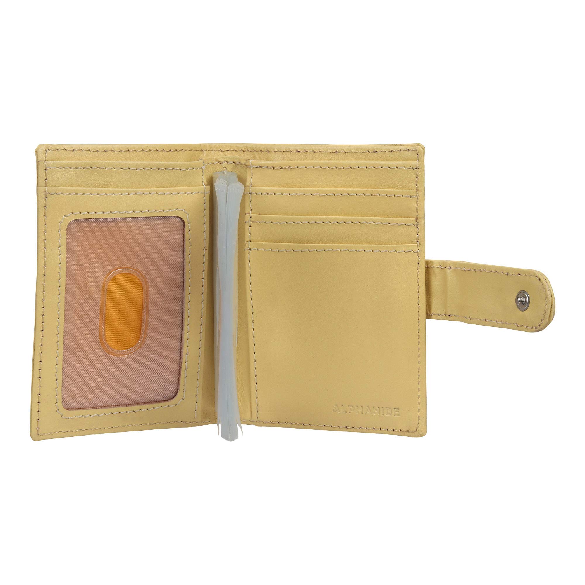 Genuine Leather RFID Blocking Credit Card Holder Wallet for Men & Women - Holds 25 Cards - Large Capacity Slim Bifold Design - Perfect for Travel, Business & Everyday Use