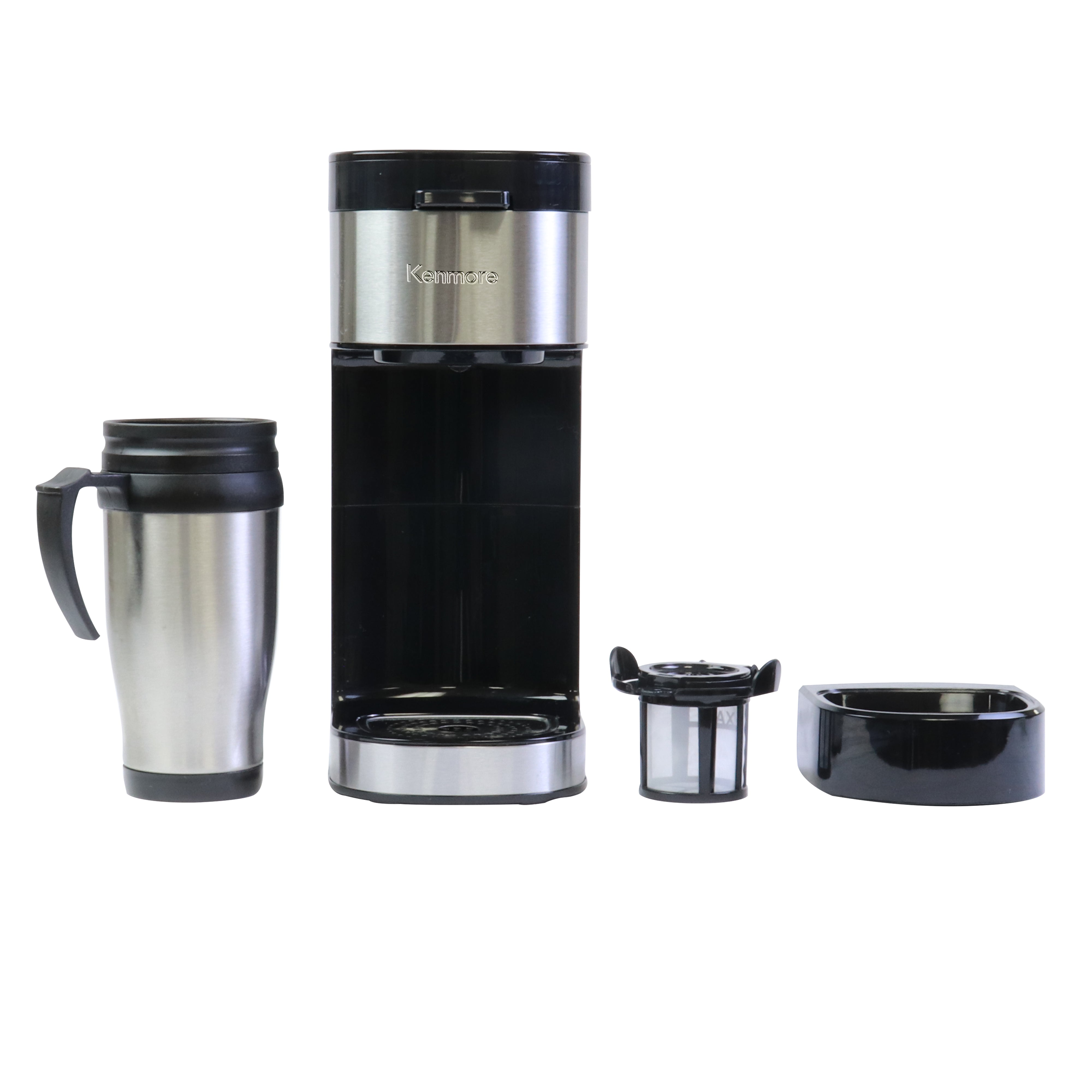 Kenmore Single Serve Coffee Maker for K-Cup Pods - Fast Brewing, Compact Design - Perfect for Home, Office, or Dorm Room Use
