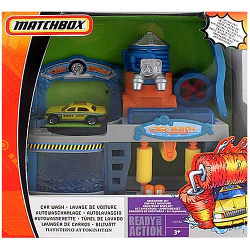 Matchbox Car Wash Adventure Set - Die-Cast Toy Vehicle Playset with Wash Station for Kids, Fun Pretend Play & Collectible Cars - Perfect for Indoor & Outdoor Playtime