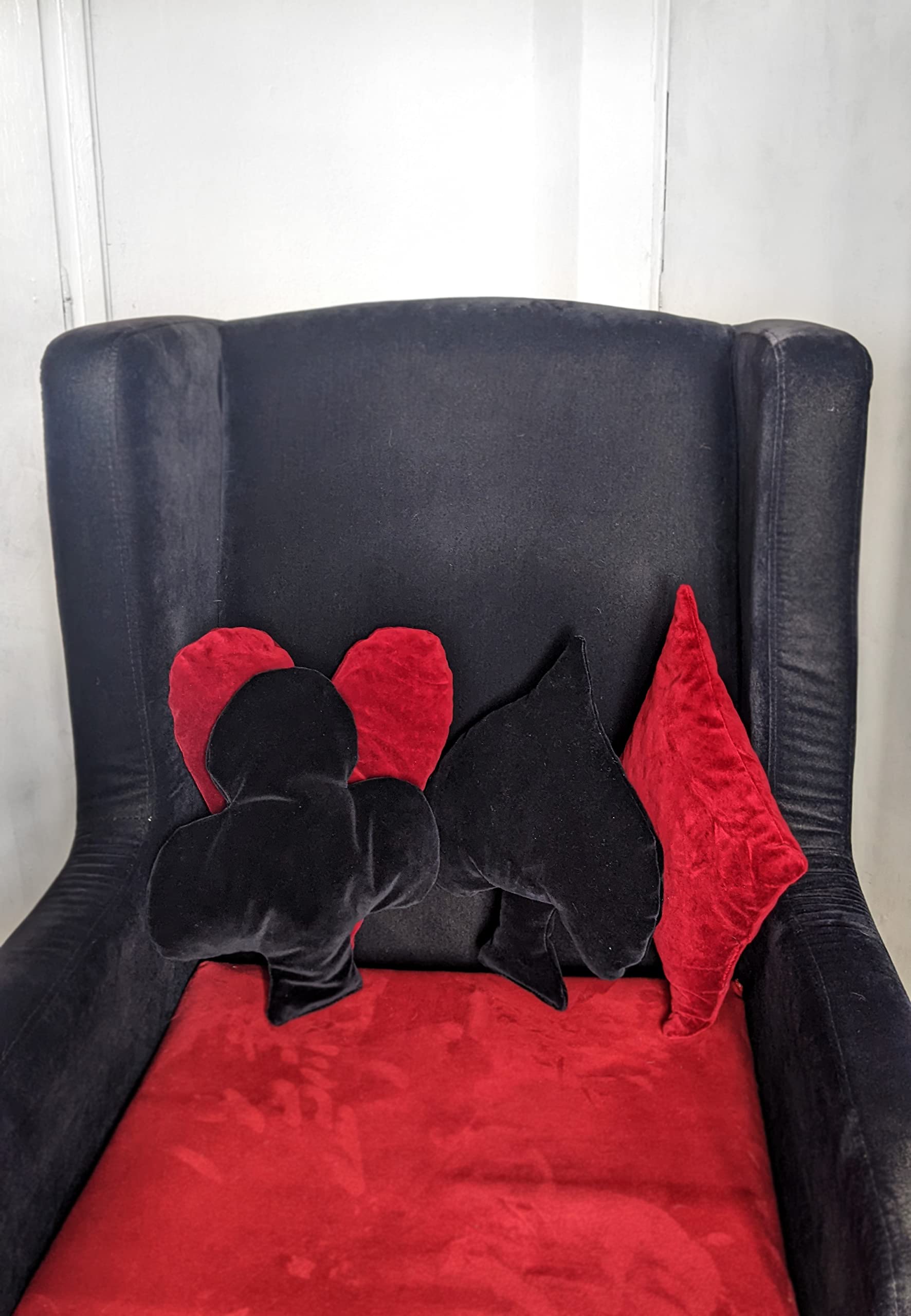 Playing Cards Pillow Set - Unique Throw Pillows for Home Decor, Poker Themed Cushions - Perfect for Living Room, Game Room, or Poker Party Decorations