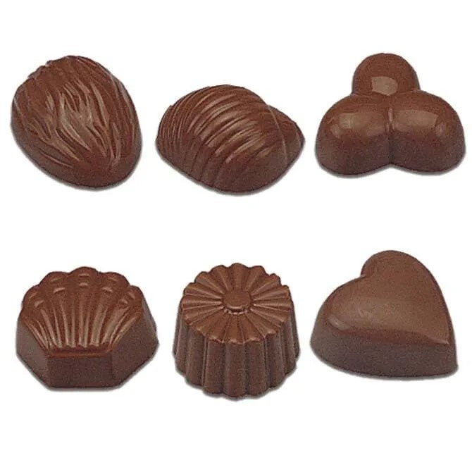 24-Piece Assortment Chocolate Molds for Baking - Silicone Candy, Cake & Dessert Making - Perfect for Valentine's Day, Christmas & Party Treats
