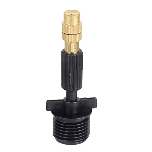Adjustable Copper Garden Spray Nozzle - 6ft Hose with Dehumidifier for Patio, Lawn & Garden Irrigation System | Perfect for Watering Plants, Cleaning Driveways & Outdoor Maintenance