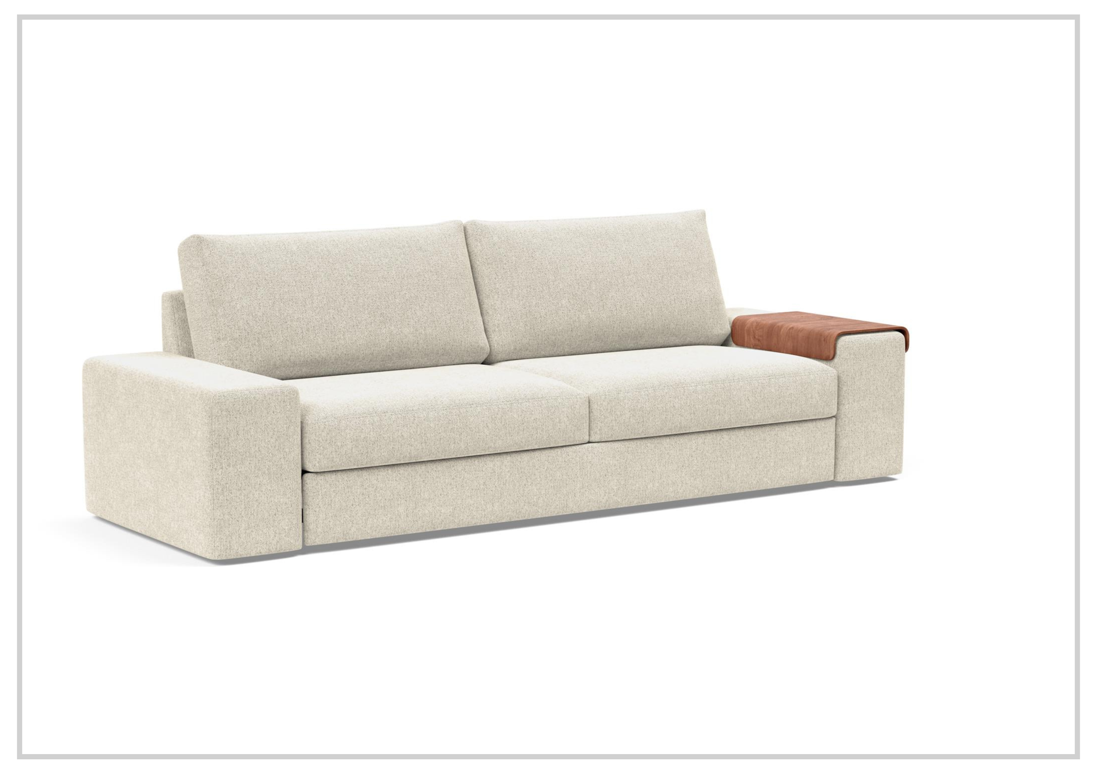 Innovation Living Vilander Full-Size Fabric Sofa Bed - Convertible Sleeper Sofa for Small Spaces, Guest Room & Apartment Living | Comfortable Modern Futon with Storage