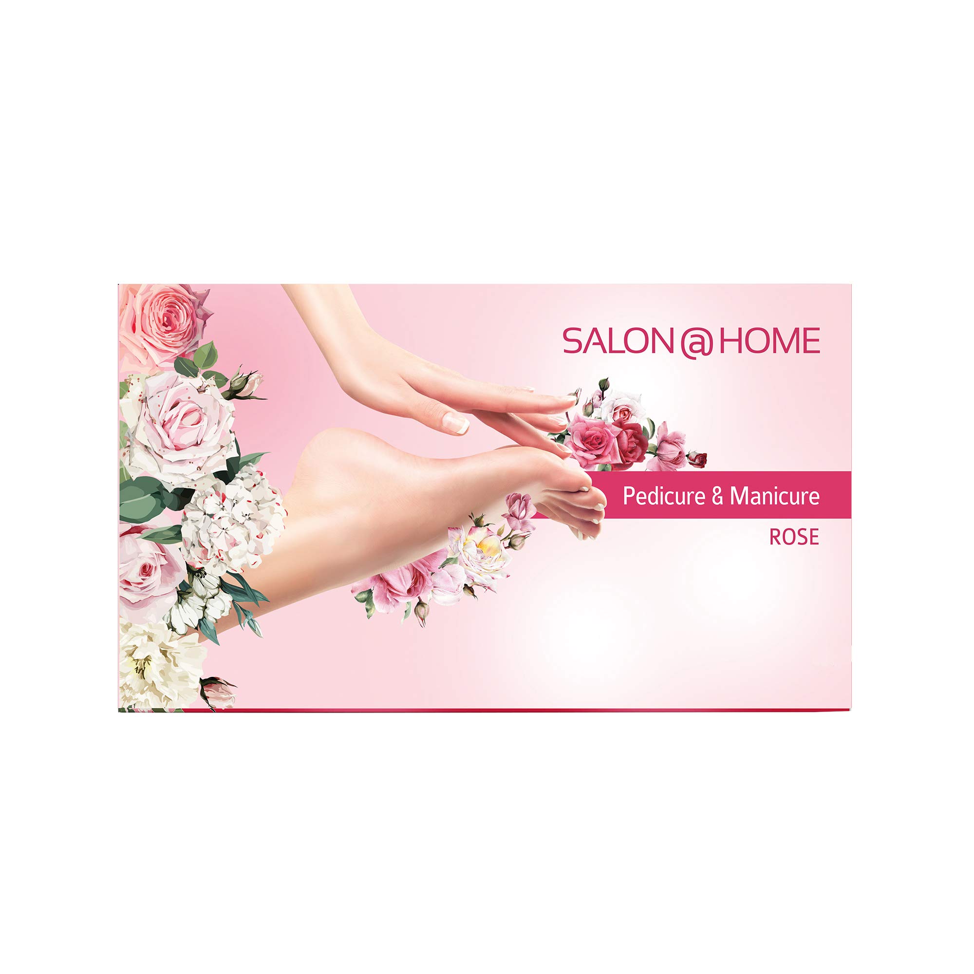 Professional Salon@Home Manicure & Pedicure Kit - 200ml Nail Care Set for At-Home Spa & Self Care | Perfect for DIY Nail Treatments, Gift Sets & Relaxation