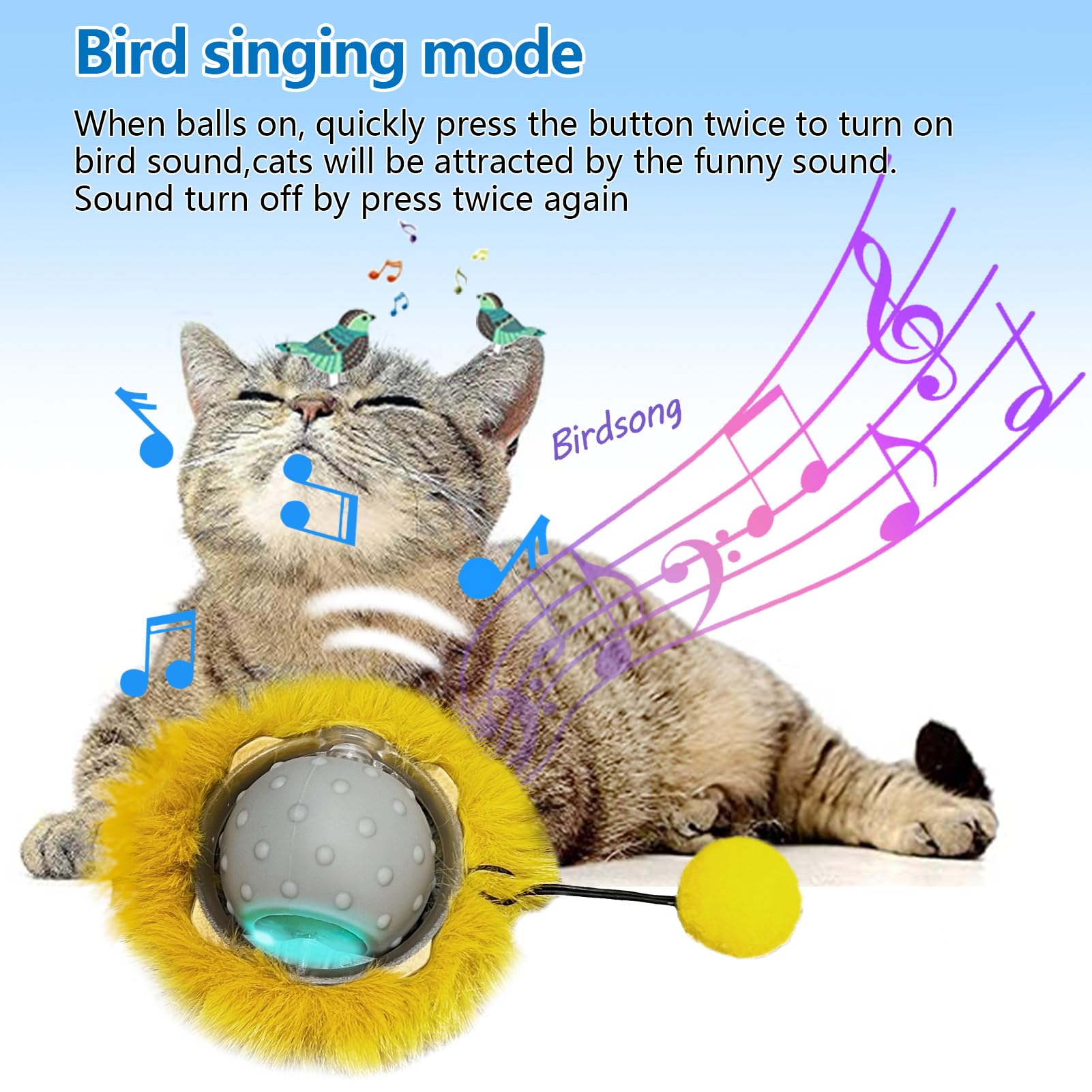 Interactive Motion Activated Cat Toys - Automatic Moving Ball with LED Lights for Indoor Cats, USB Rechargeable Electric Mouse Toy, Auto On/Off - Perfect for Playtime, Exercise & Boredom Relief