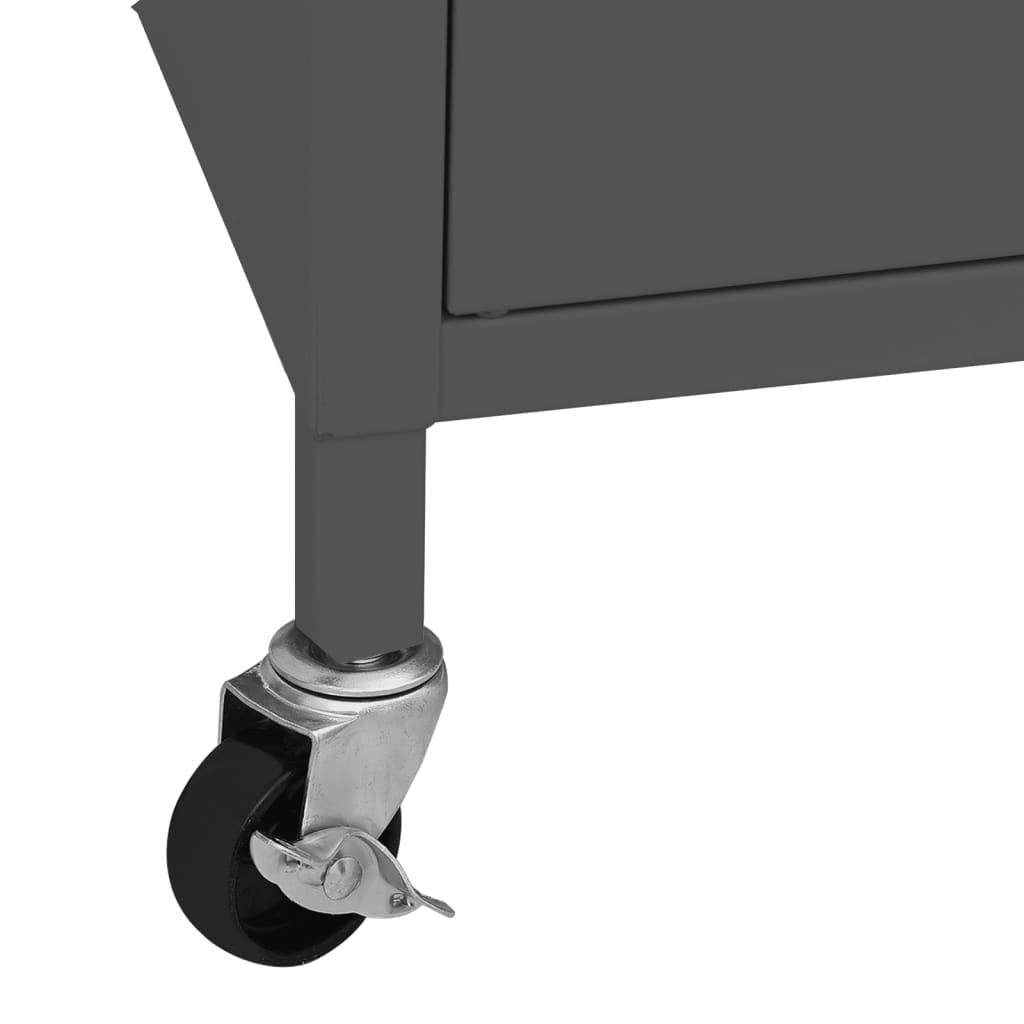 Heavy-Duty Metal Storage Cabinet - 23.6