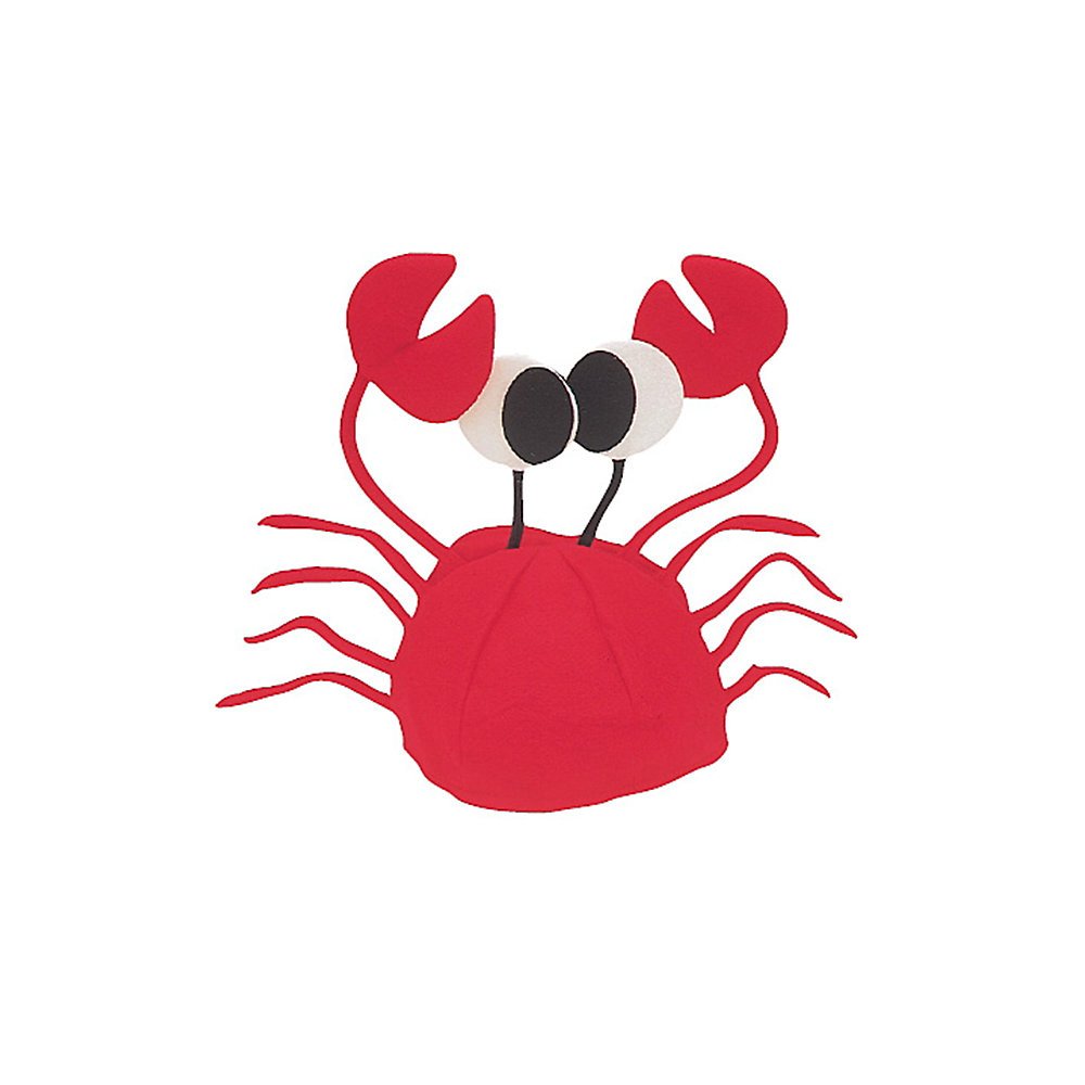Men's Crab Felt Hat for Costume & Party Fun