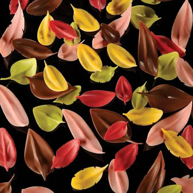 FlyChoc Chocolate Decorator Tool by Pavoni - Wide Leaf Design for Professional Cake & Dessert Decoration - Perfect for Bakers, Chefs & Home Baking Enthusiasts