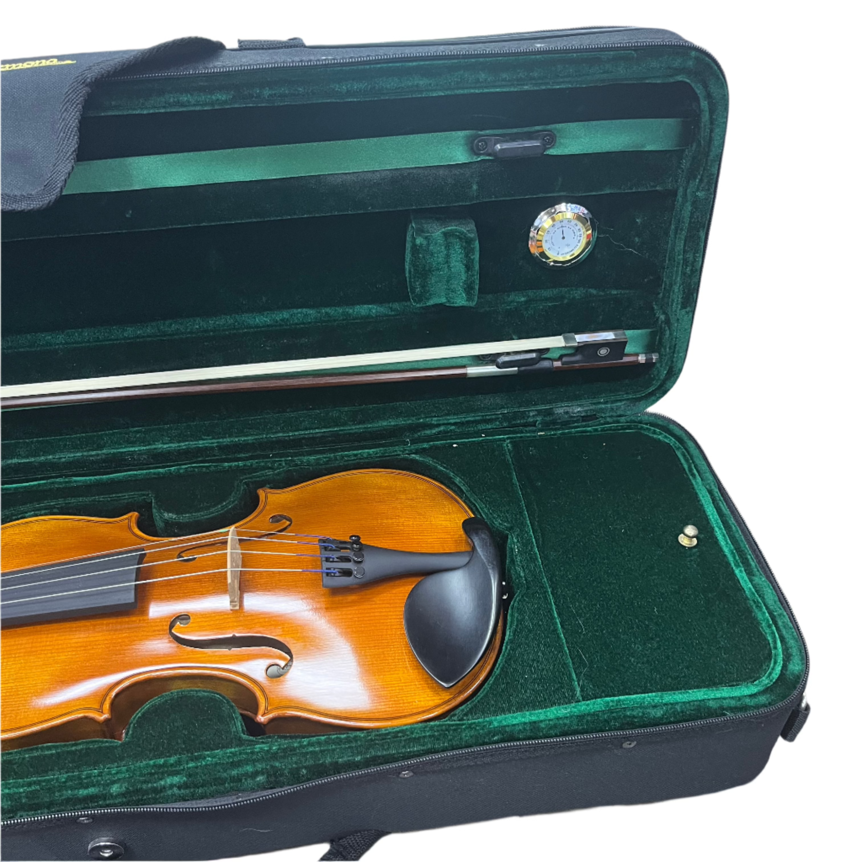 Premium Cremona SV-500 Series Violin - Handcrafted Solid Wood 4/4 Full Size for Professional & Student Musicians - Perfect for Orchestras, Concerts & Practice Sessions