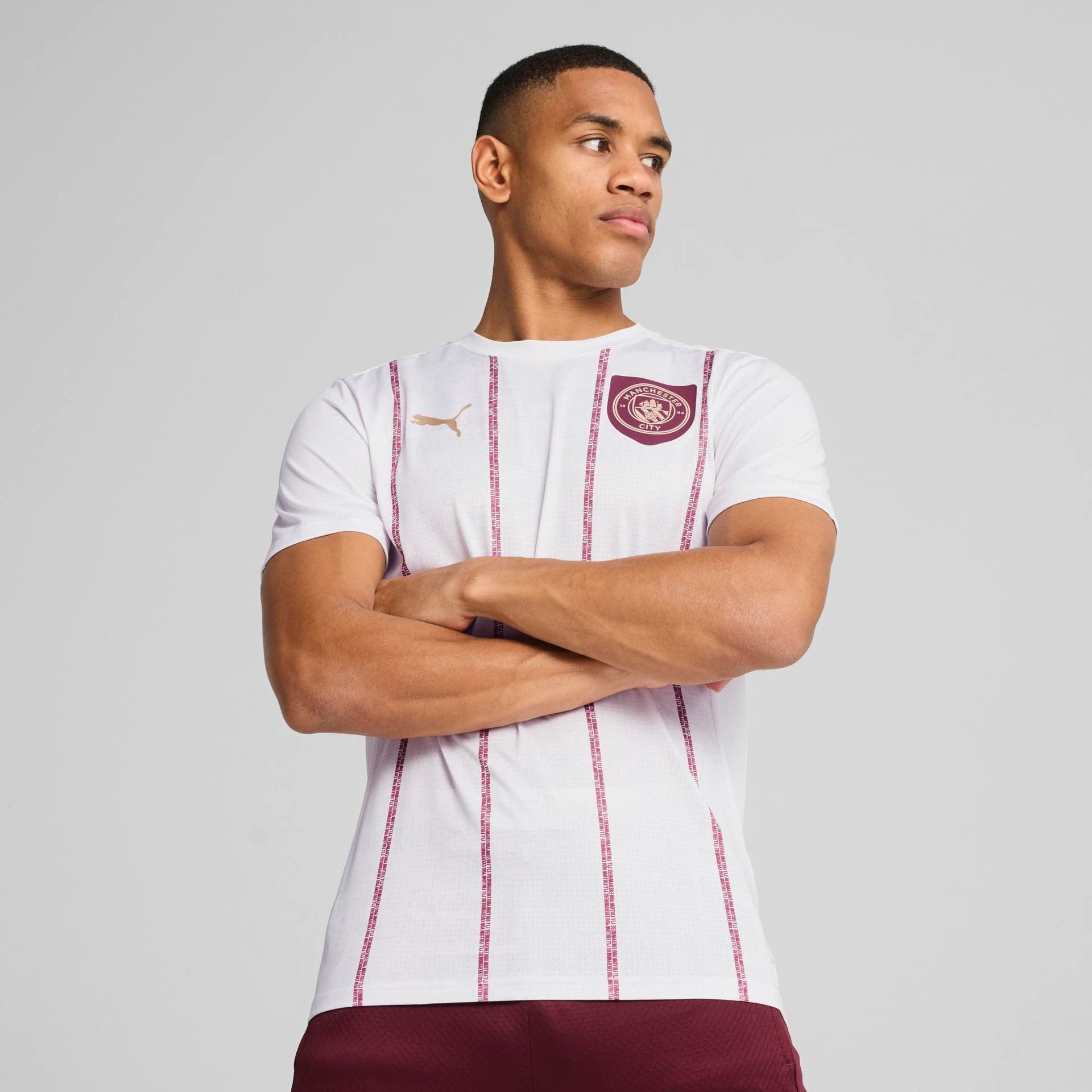 Official Manchester City FC Pre-Match Jersey 2023 - Authentic Soccer Shirt for Men & Women - Perfect for Training, Matches & Fan Wear