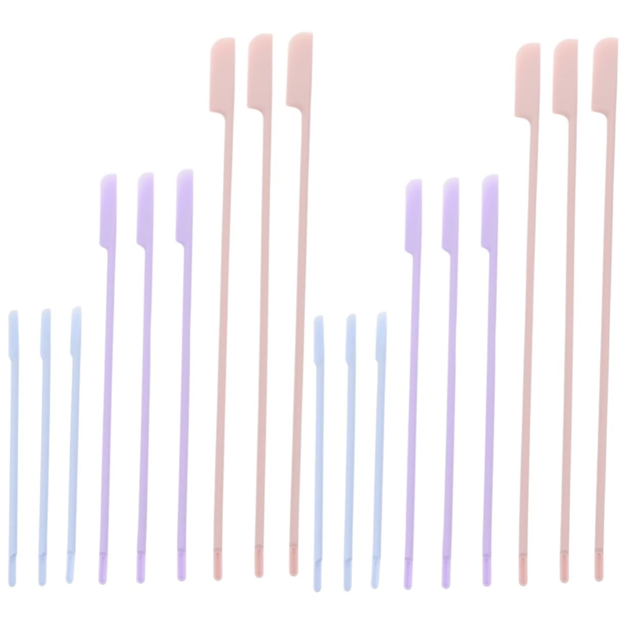 iPetboom 18-Piece Silicone Spatula Set - 9 Makeup Applicators for Cream, Lotion & Lipstick - Reusable Beauty Spatulas for Women - Perfect for Skincare, Face Mask & Cosmetic Application