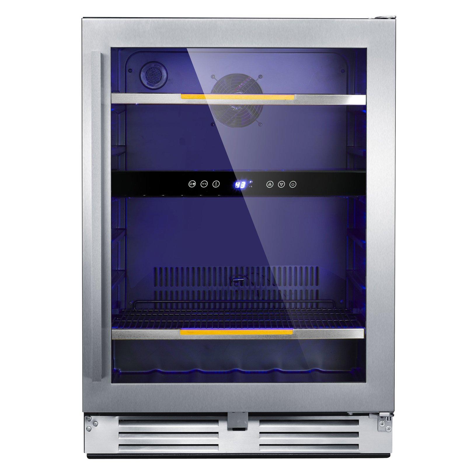 Avanti ARFSE55R3S 125 Can Elite Series Beverage Center - Compact Refrigerator for Soda, Beer & Energy Drinks - Perfect for Home Bar, Office, or Man Cave