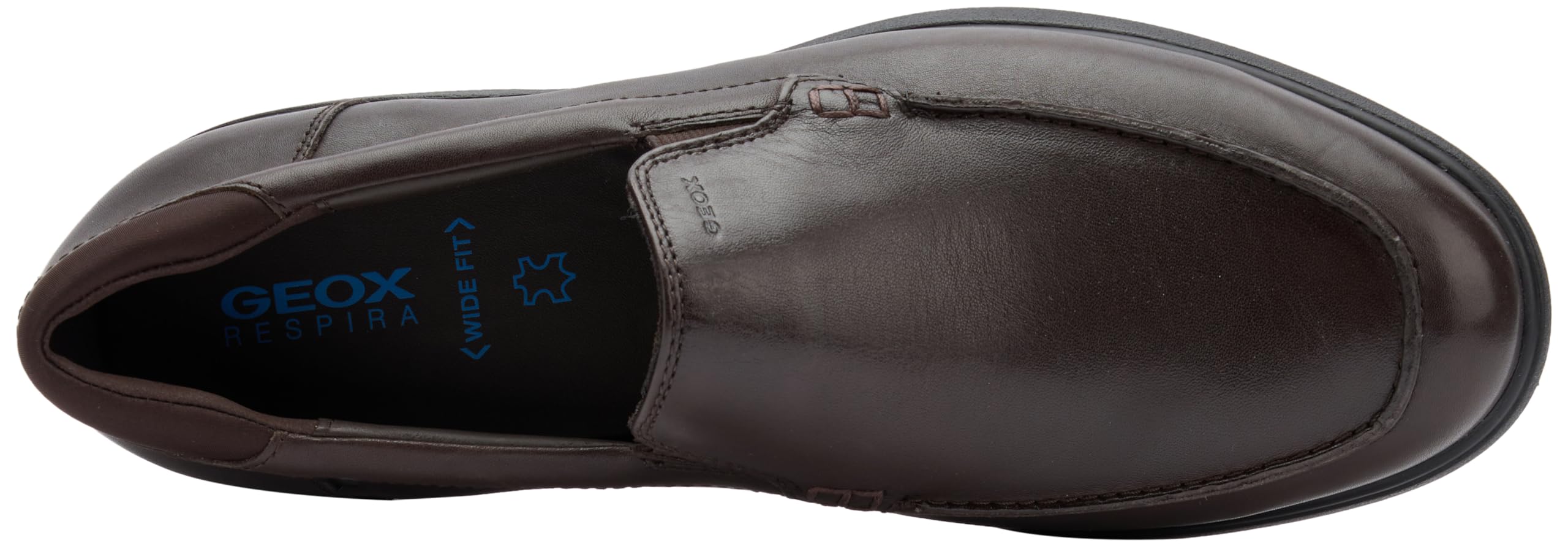 Geox Boys U Spherica EC11 Wide Fit Moccasin Shoes - Comfortable Casual Slip-Ons for School & Playtime
