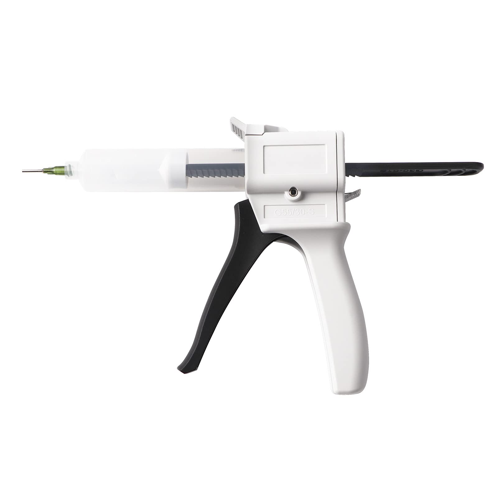 30ml Manual Glue Gun - Plastic Single Tube Hot Melt Adhesive Dispenser for Crafts, DIY, Dental Impressions | Quick Squeeze Handle for Precision Gluing, Bonding & Mixing | Perfect for Art Projects, Home Repairs & Dental Labs