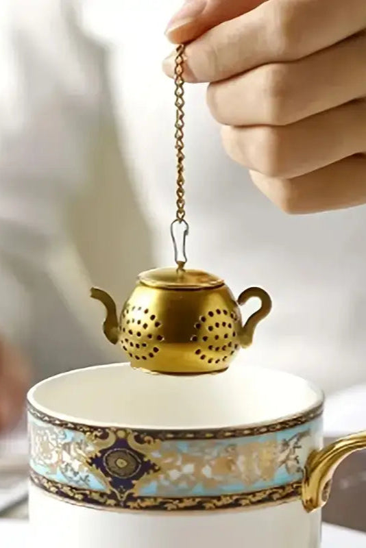 Premium Stainless Steel Tea Infuser & Teapot Set - Loose Leaf Tea Maker with Fine Mesh Filter - Perfect for Home, Office, or Travel Use