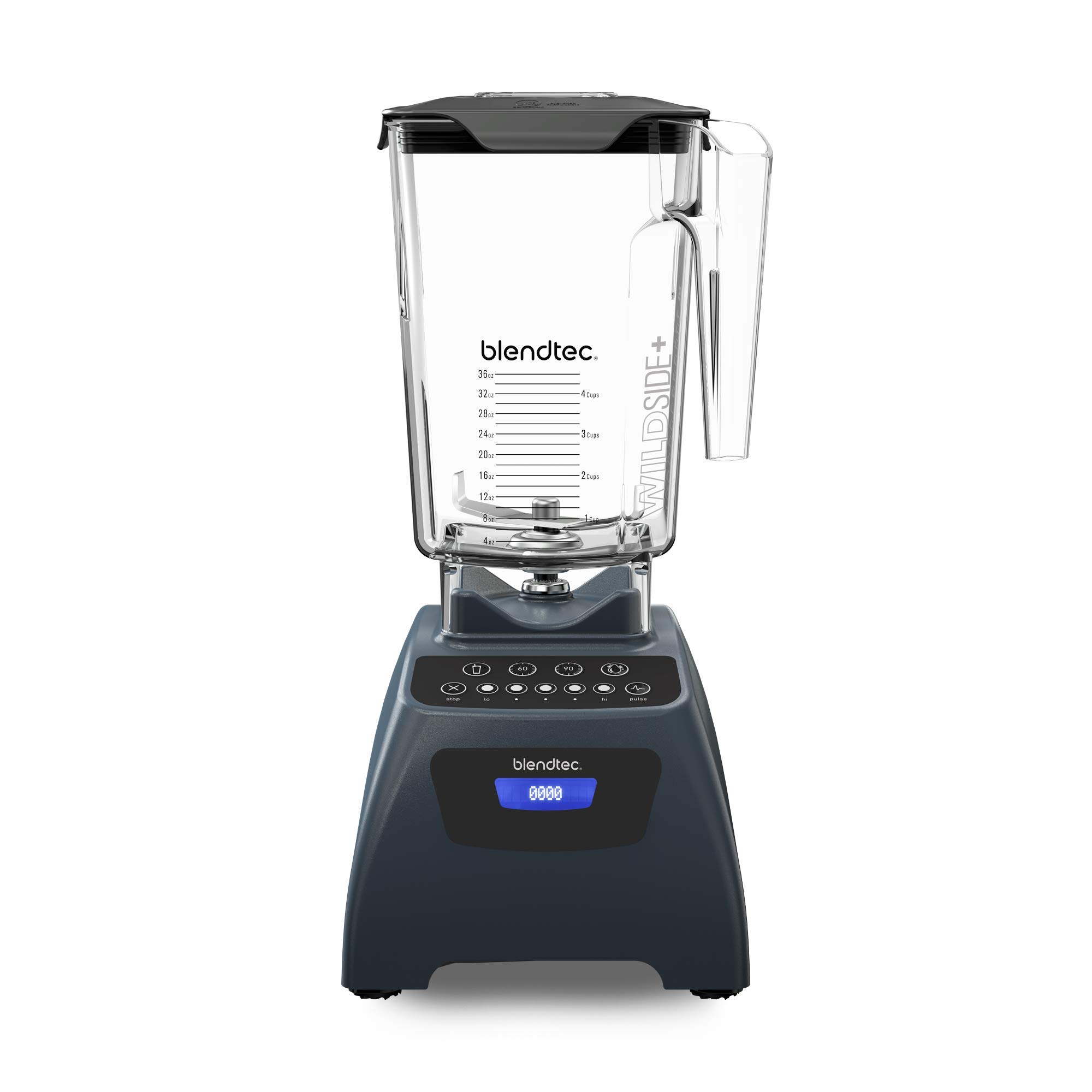 Blendtec Classic 575 Blender with WildSide+ Jar (90 oz) - High-Power Professional Blender - 5-Speed Settings & 4 Pre-Programmed Cycles - Self-Cleaning Function - Slate Grey - Perfect for Smoothies, Soups, Nut Butters & Home Kitchen Use