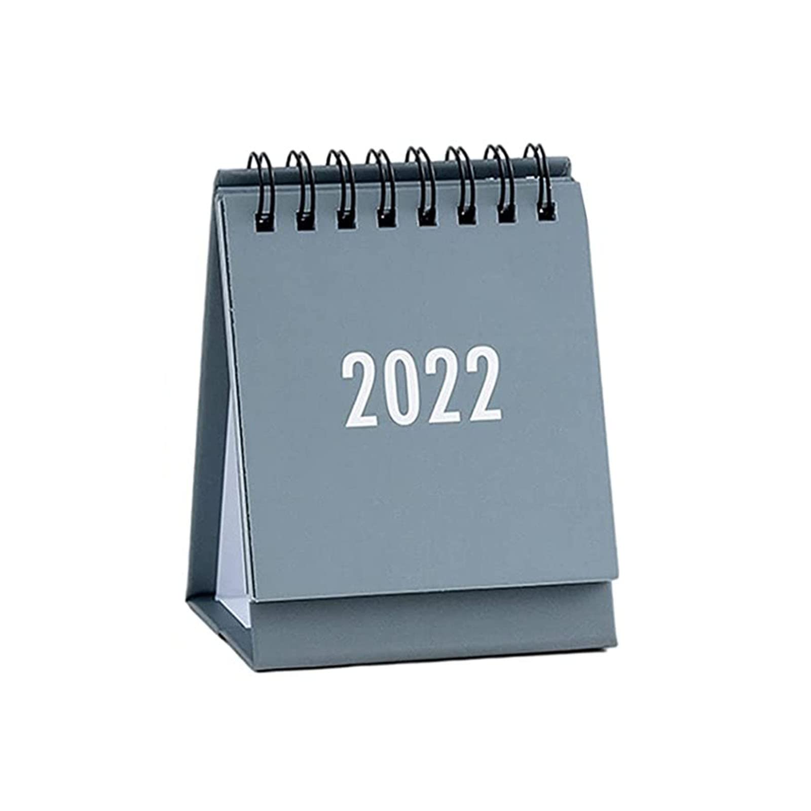 FlekmanArt 2022 Mini Standing Desk Calendar - Small Flip Desktop Planner for Daily Schedule & Organization | Perfect for Office, Home, School & Gift Giving