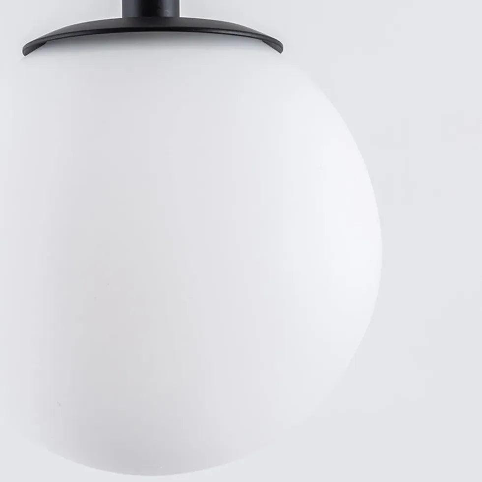 Modern Sphere Curved Rod Side Table Floor Lamp - Adjustable Height LED Lighting for Living Room, Bedroom & Office - Stylish Home Decor Accent Light