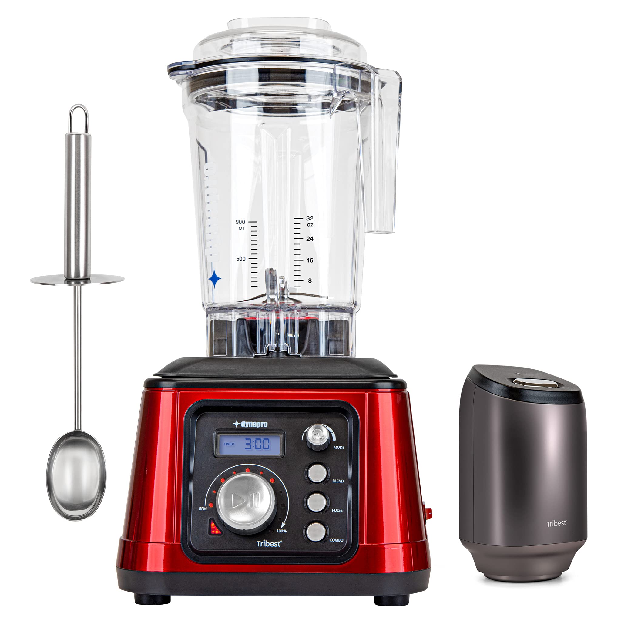 Tribest Dynapro DPS-2250 2.5HP Vacuum Blender - Commercial Grade for Smoothies & Juicing