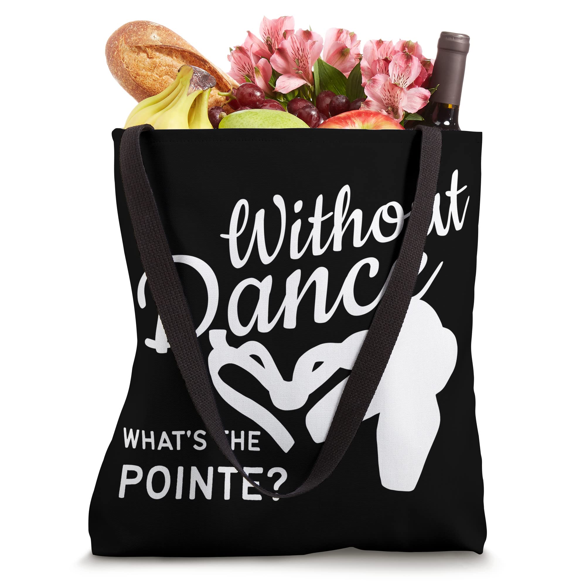 Elegant Ballet Dance Tote Bag - Perfect for Dance Classes, Rehearsals & Everyday Use | Durable & Stylish Dance Gift for Ballerinas
