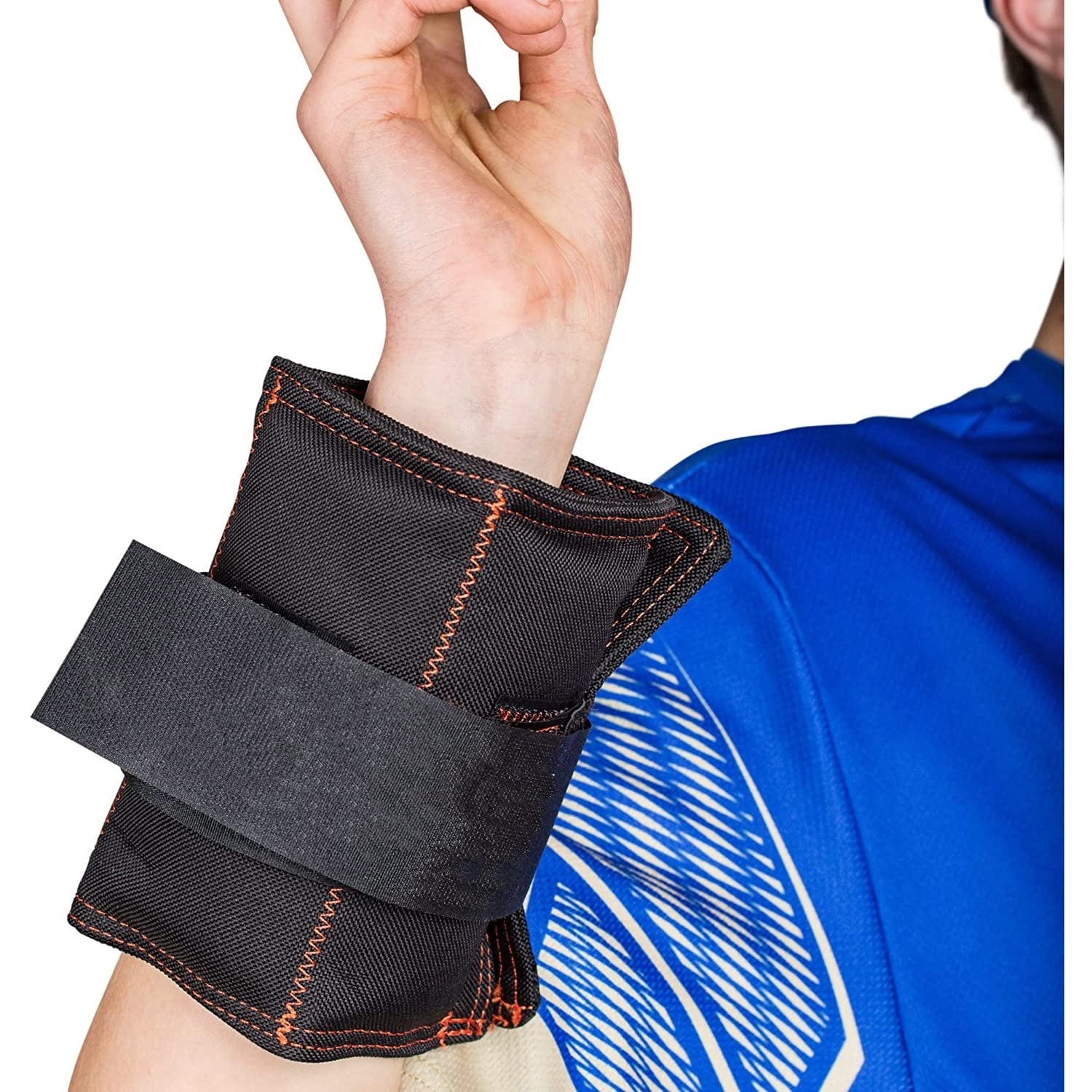 2 Pack Adjustable Wrist & Ankle Weights Set - 10lb for Strength Training, Fitness, Running & Home Workouts - Perfect for Men & Women