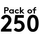 Pack of 250
