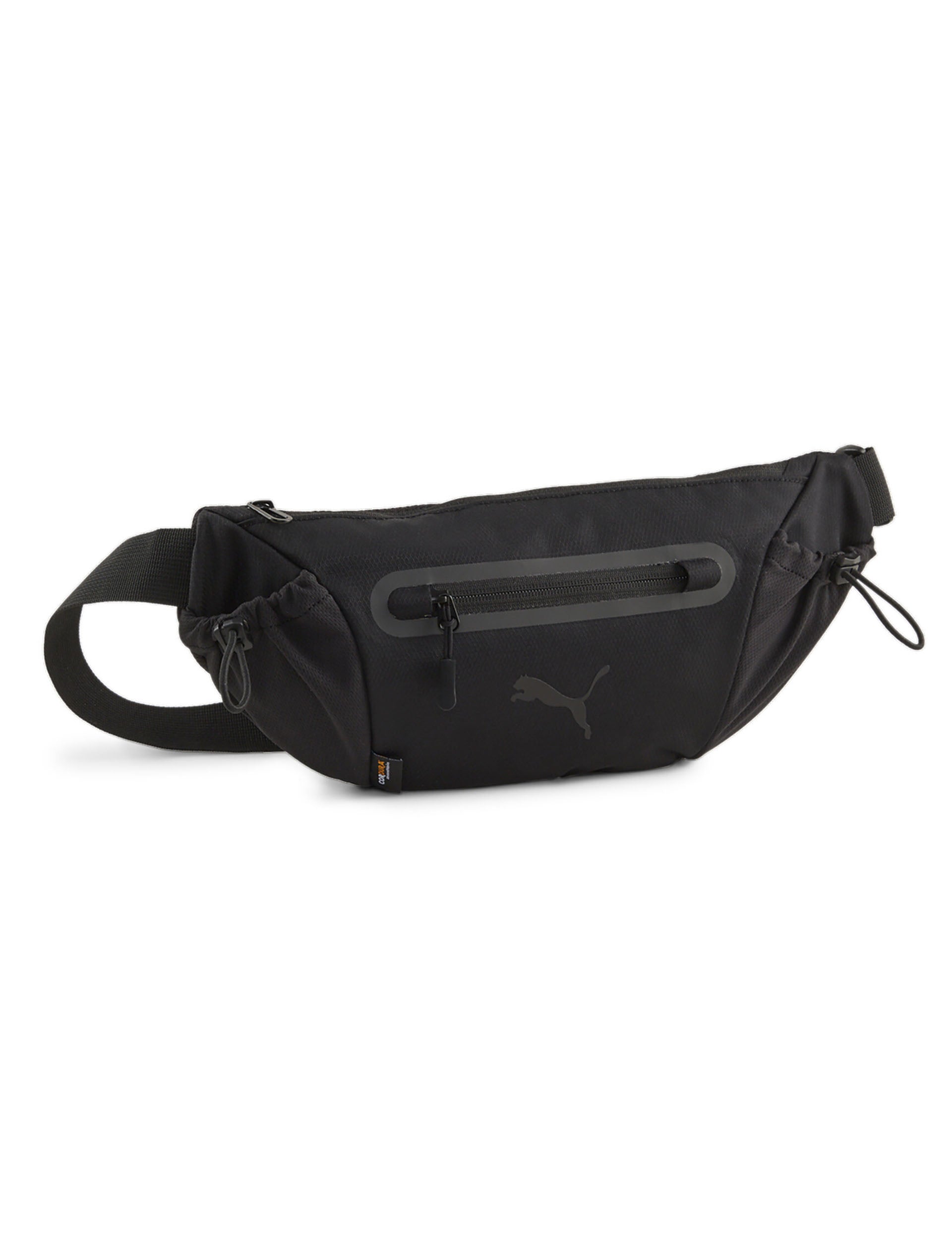 Tech Waist Bag for Men & Women - Slim & Lightweight Black Fanny Pack - Perfect for Running, Hiking, Travel & Everyday Use