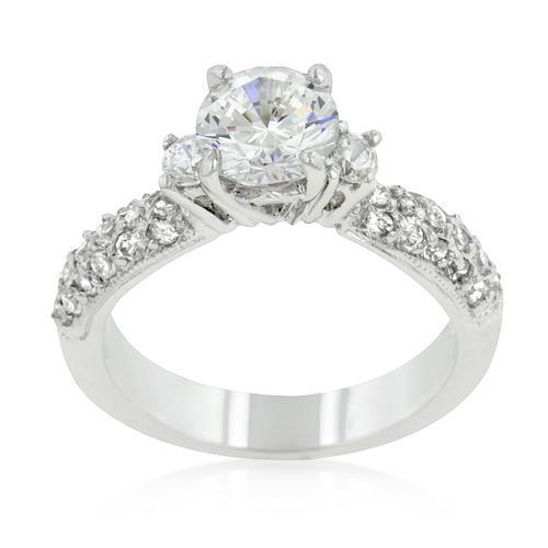 Classic Pave Bridal Ring - Elegant Wedding Band for Women, 14K Gold or Sterling Silver, Perfect for Engagement, Anniversary & Special Occasions