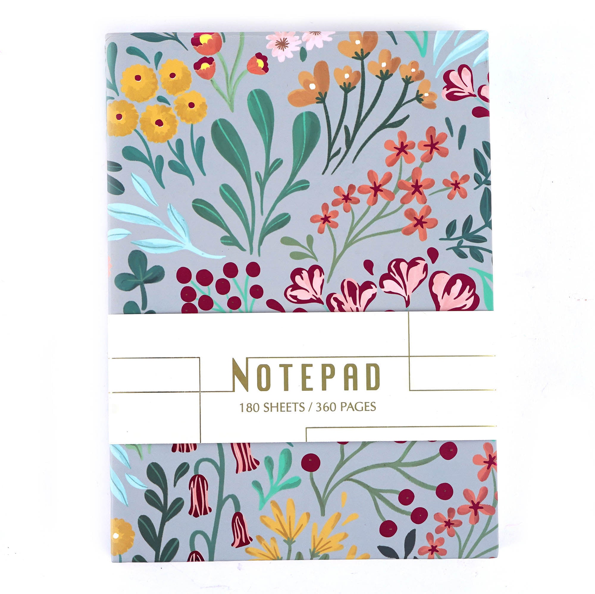 180-Sheet Desktop Notepad with 4-Color Cover & Hot Stamp - Garden Beauty Design, 6